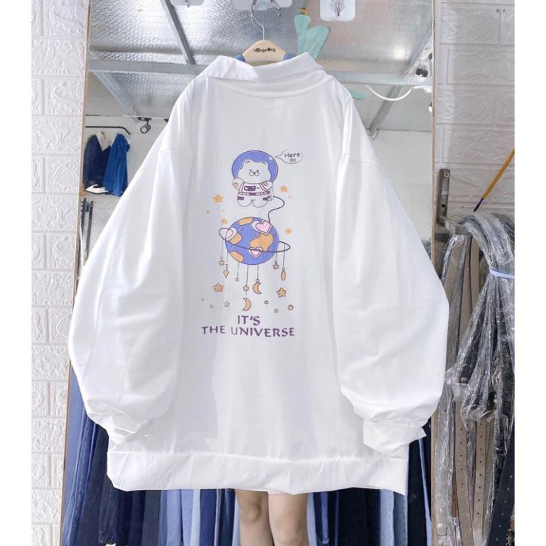 [Rẻ Vô Địch] Áo Thun Tay Dài Nữ Nỉ Form Rộng SWEATER UNI ulzzang (ẢNH THẬT)