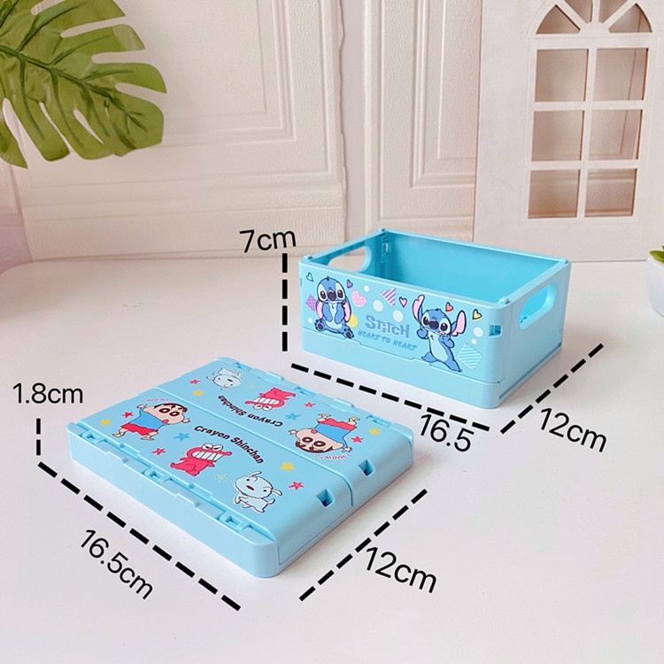 Hộp Đựng Đồ Dùng Để Bàn Mini Gấp Gọn Tiện Dụng