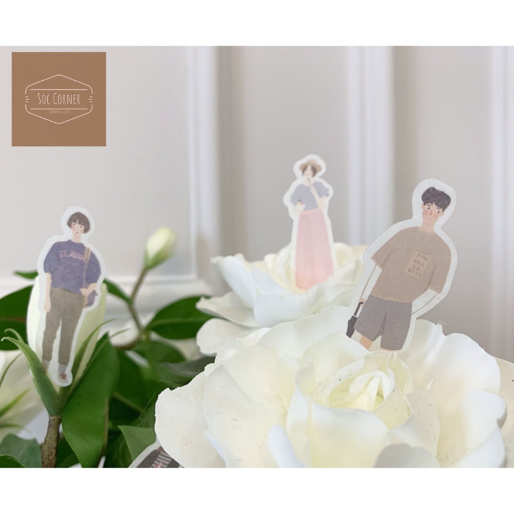 Set sticker 40 hình dán Nhật Bản