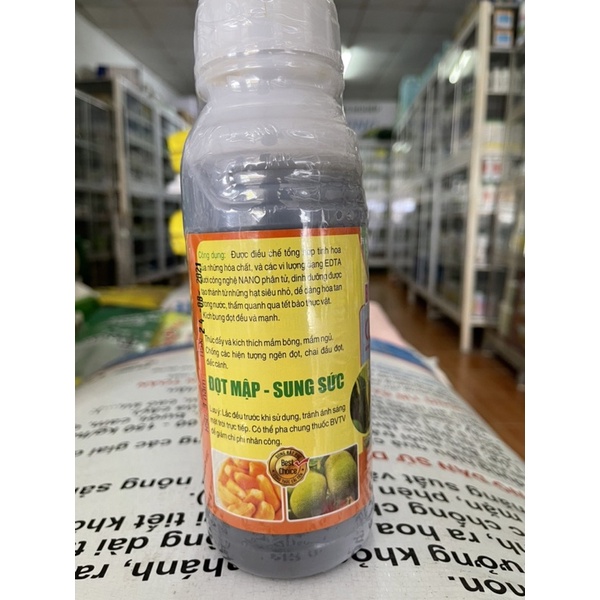 PHÂN BÓN LÁ BUNG ĐỌT CÂY MÍT THƯƠNG HIỆU QUẢ CẦU LỬA-BIO JAPAN CHAI 500ml