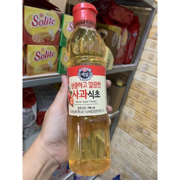 Giấm táo Hàn quốc 500ml