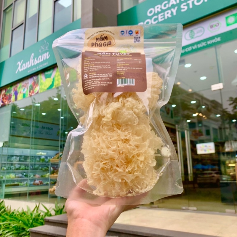 Nấm Tuyết Khô Phú Gia 40gr - XanhSam Organic