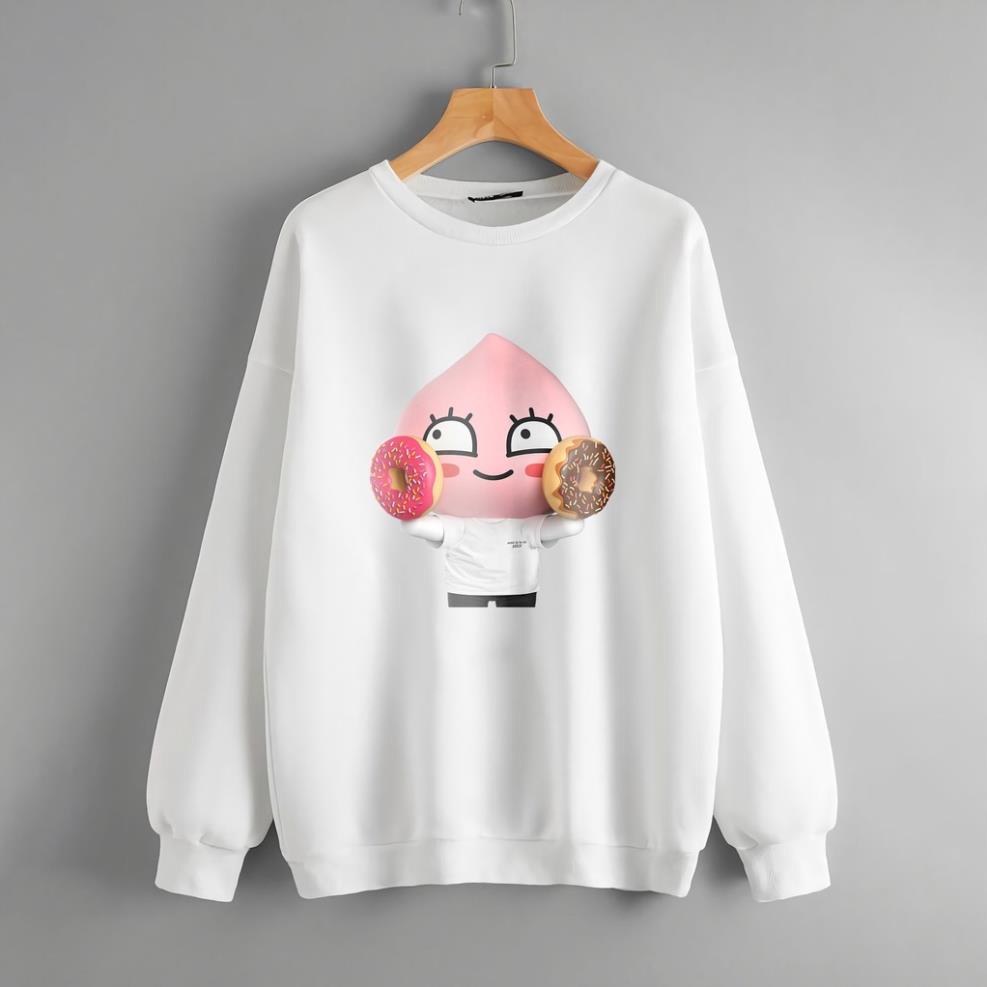 Áo Sweater ADLV Kakao Đen, Trắng - Chất Nỉ Dài Tay Form Rộng  - Unisex Nam Nữ KKim Shop