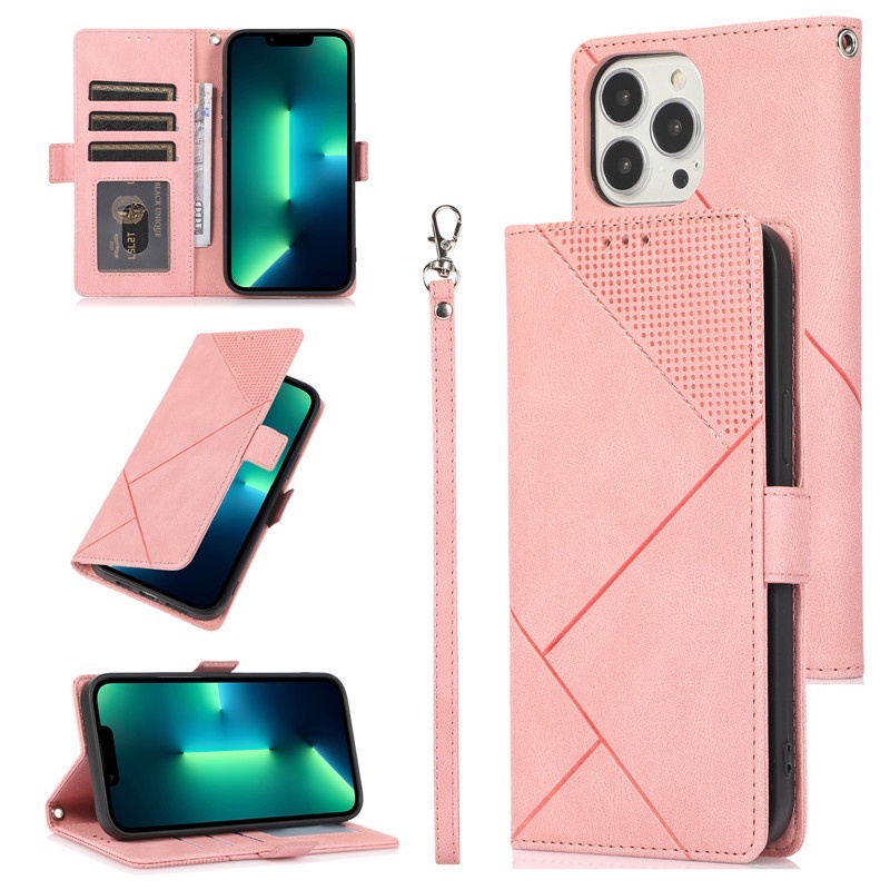 Ốp điện thoại nắp gập bằng da từ tính tích hợp ví và ngăn đựng thẻ thích hợp cho iPhone 14 13 12 11 Pro Max X XR XS 7