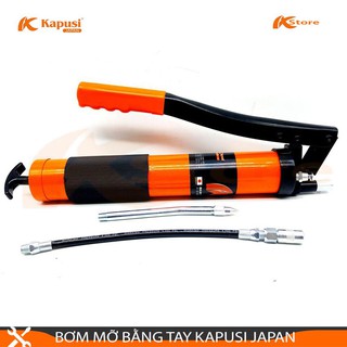 Bơm mỡ bằng tay kapusi japan 600cc, không e mỡ khi bơm, bơm mỡ ra nhanh và nhiều hơn