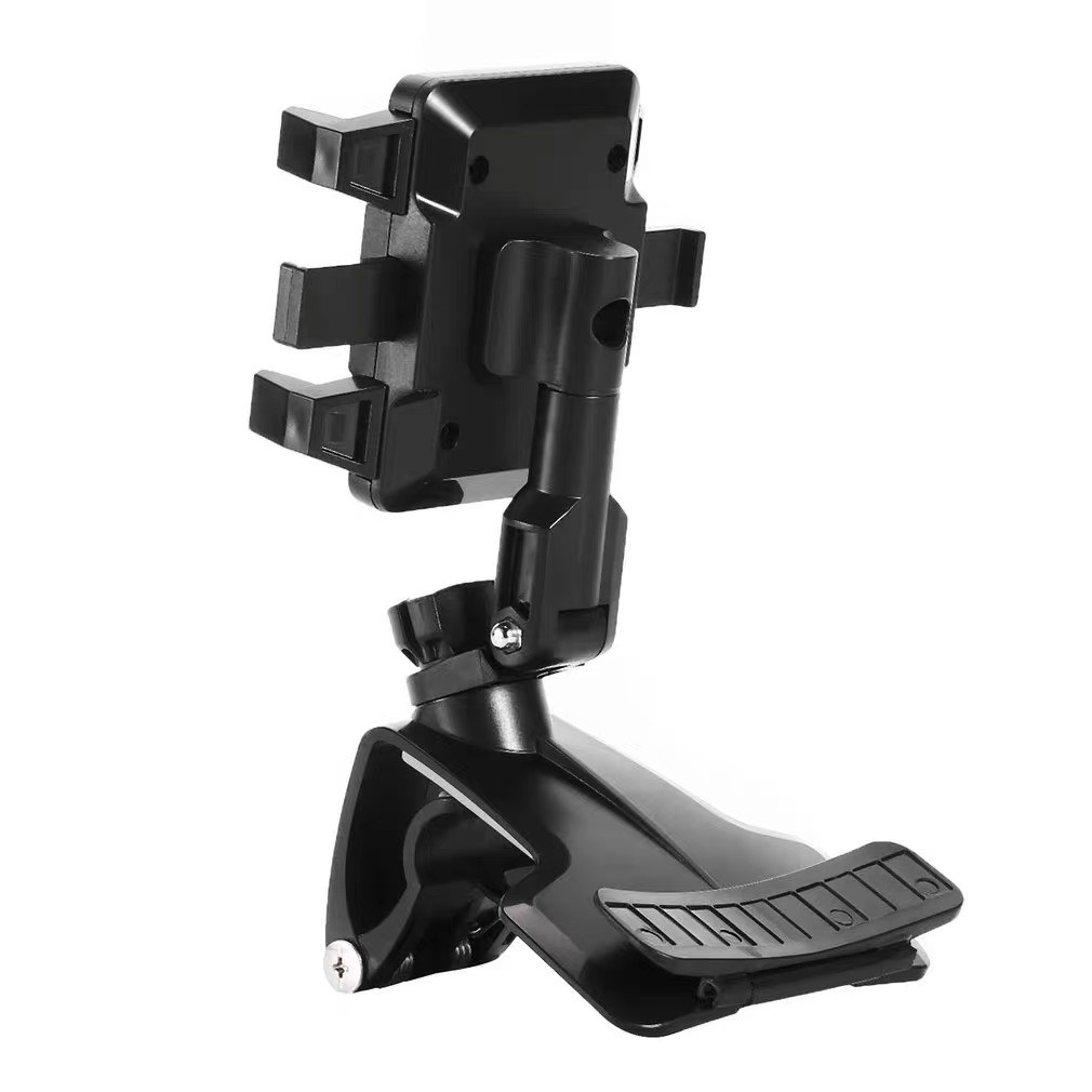 Giá đỡ điện thoại ô tô trên xe hơi xoay 360 độ chống rung treo đa điểm trên taplo, có bảng số điện thoại