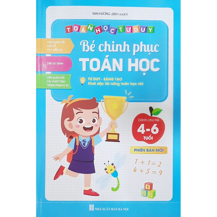 Sách - Bé chinh phục toán học 4- 6 tuổi