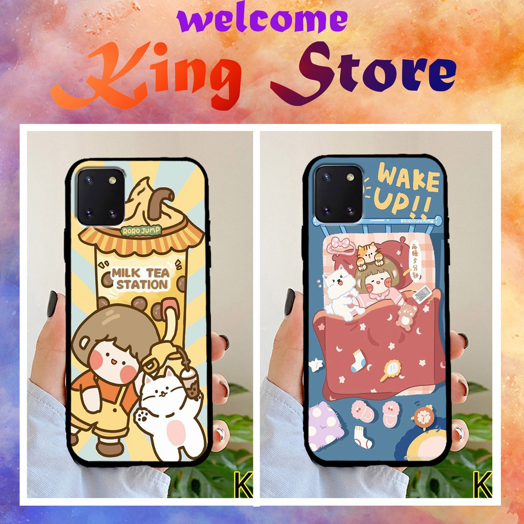 [HOT]Ốp lưng Samsung NOTE 10/10 PLUS/10 LITE/NOTE 20/20 PLUS in hình cô gái trà sữa siêu đẹp, độc, lạ_KINGSTORE.HN_Ốp SS