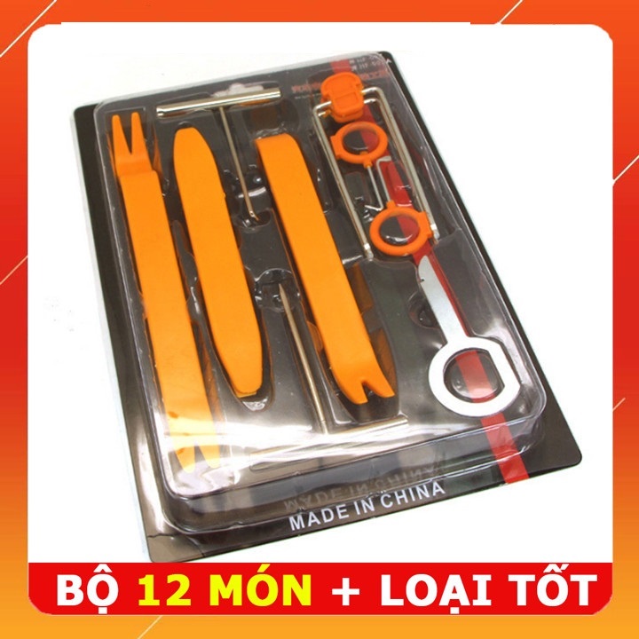 Bộ dụng cụ tháo đồ nhựa/nội thất ô tô (Bộ 12 món)
