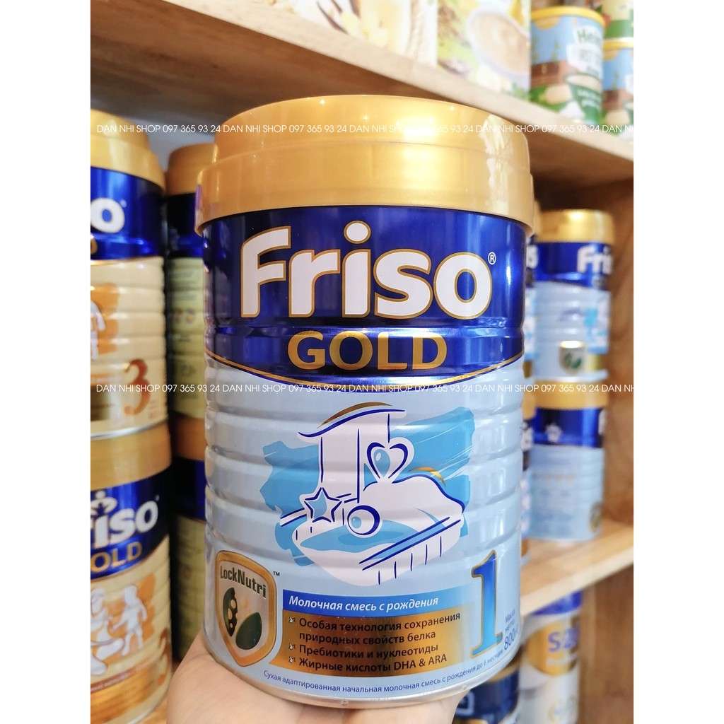 Sữa Friso Nga Date 2022 800g - 400g hàng chuẩn air giúp bé tiêu hóa tốt