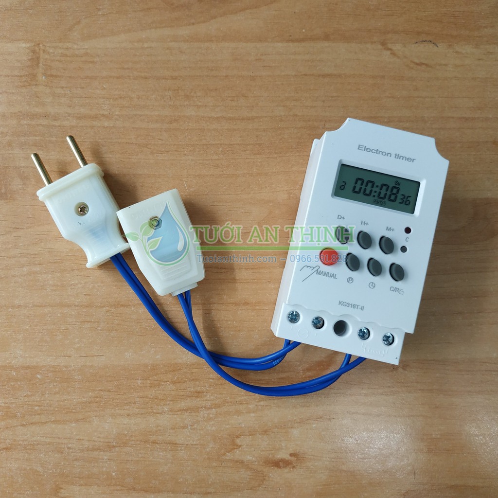 Bộ hẹn giờ tự động- Công tắc hẹn giờ Electron timer KG-316 ( có đấu sẵn dây)