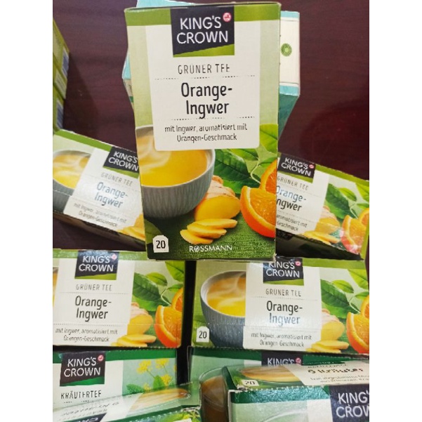 Trà Xanh Cam Gừng King's Crown của Đức