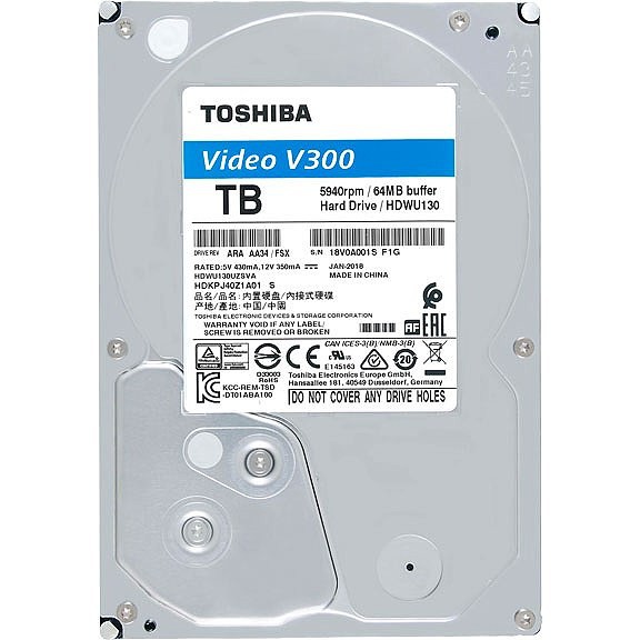 [Giá Siêu Tốt] Ổ cứng 1TB TOSHIBA chuyên dụng Camera và lưu trữ - bảo hành FPT 36 tháng