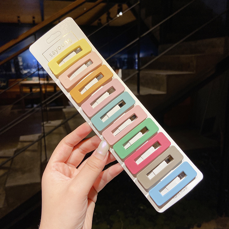 Bộ Kẹp Tóc Đơn Giản Phong Cách Hàn Quốc Cho Nữ