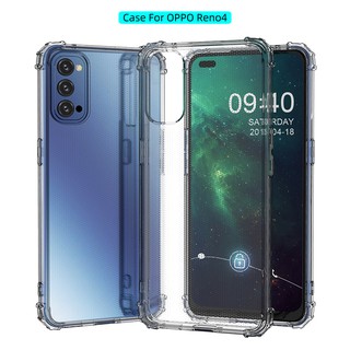 Ốp Điện Thoại Trong Suốt Chống Sốc Cho Oppo Reno 4 Reno 4