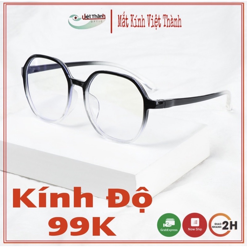 Mắt Kính Cận Thị Kính Có Độ Sẵn Nhận Lắp Theo Yêu Cầu Phom Tròn Bầu Đậm Nhạt Mẫu Mới