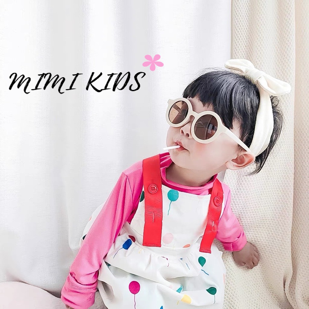 Kính râm gọng tròn chống UV cho bé (1-6y) Mimi Kids K01