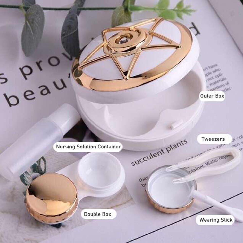 ESPO Hộp Đựng Kính Áp Tròng Du Lịch Cổ Điển ​ Hộp Đựng Đồ Tiện Lợi Chất Lượng
