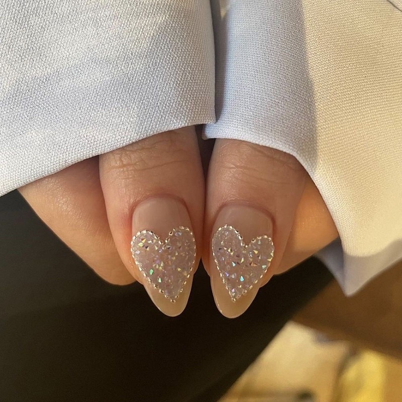 Dây Bi Trang Trí Móng -Nail-Dài 1m-Bi Dẹt