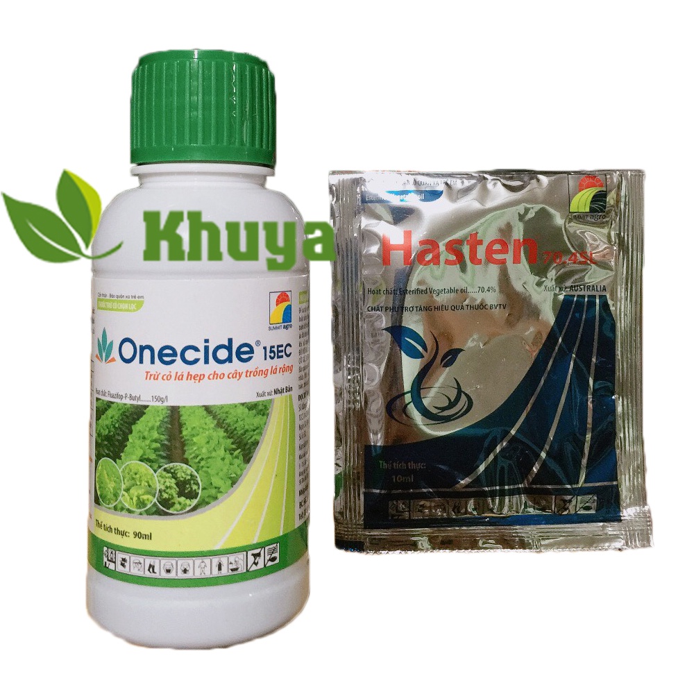 Thuốc trừ cỏ chọn lọc Onecide 15EC 90ml Diệt cỏ trong rau màu Tặng kèm phụ trợ