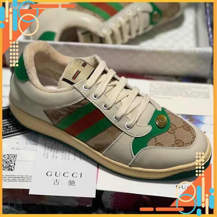 Giày Thể Thao Nam Nữ Gucci Sơn Tùng Hải Tú G02 [HÀNG CAO CẤP]