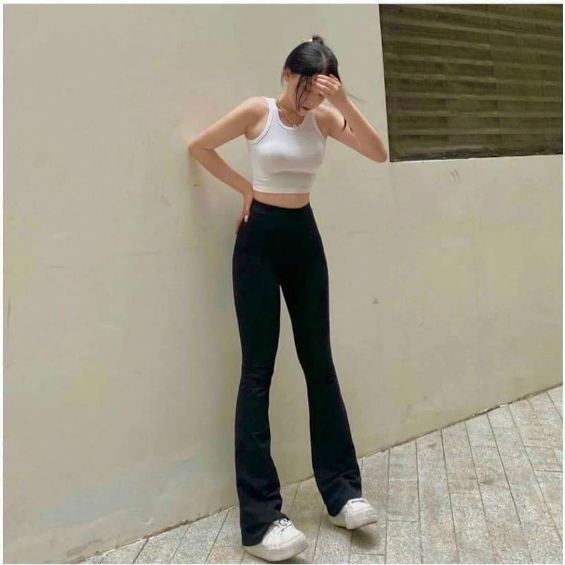 Quần Legging Ống Loe Siêu Hack Dáng Hot | BigBuy360 - bigbuy360.vn
