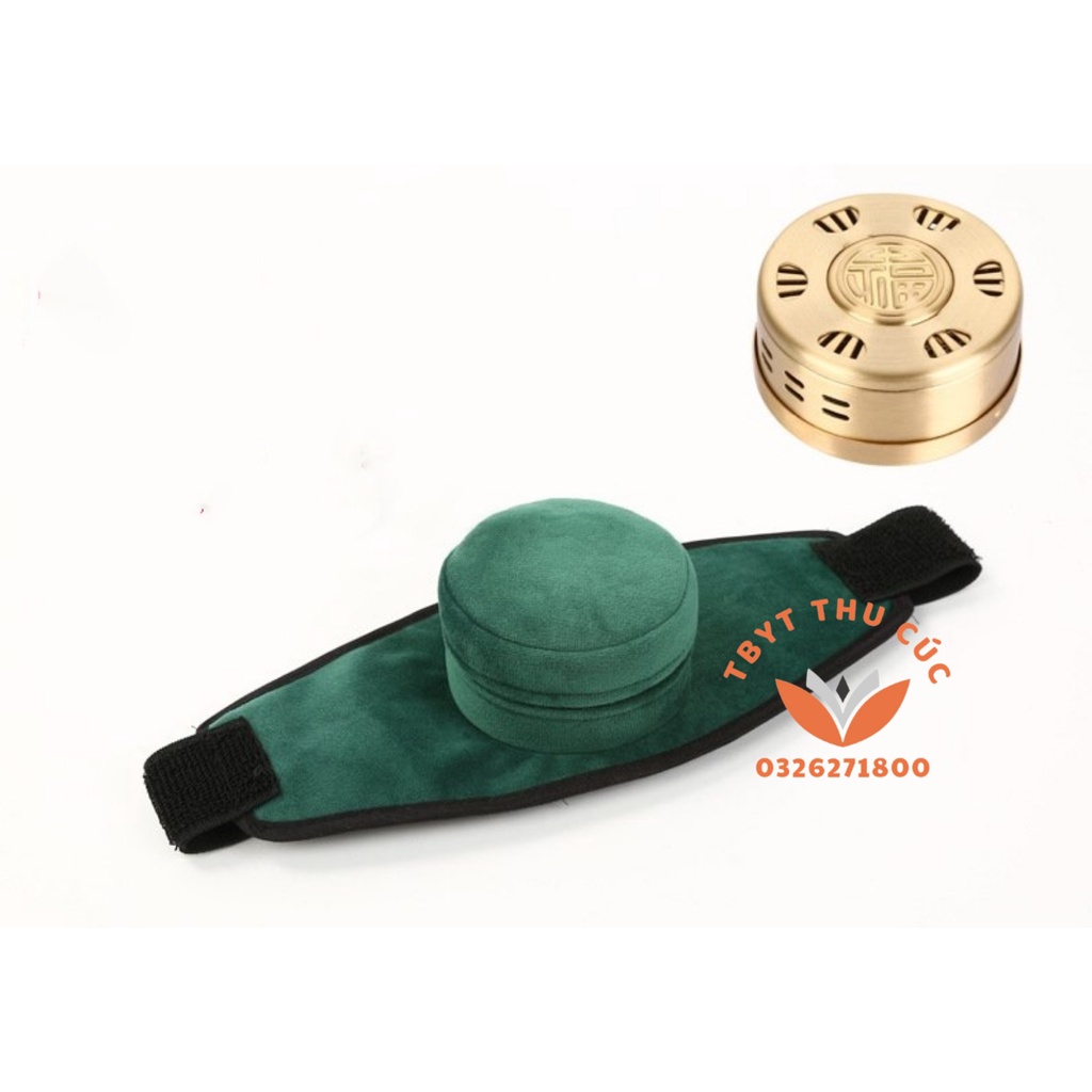 Đai xông ngải cứu-Đai xông ngải cứu kèm lư đồng