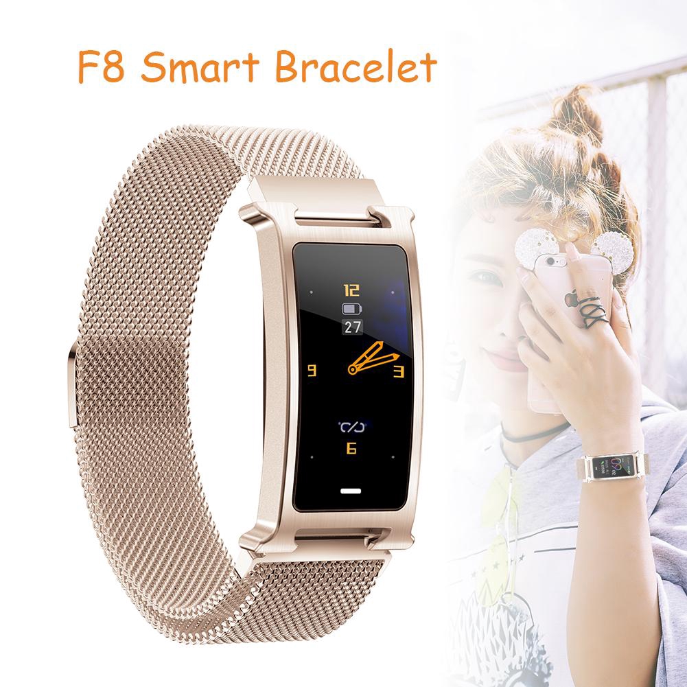 F8 Smart Wristband Heart Oxygen Rate Monitor Fitness Tracker Smart Bracelet