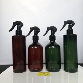 Bình XỊT NƯỚC PHUN SƯƠNG TƯỚI CÂY , Xịt Khuẩn  - Chai Nhựa lớn màu xanh, Nâu, Trong 500ml xịt tóc