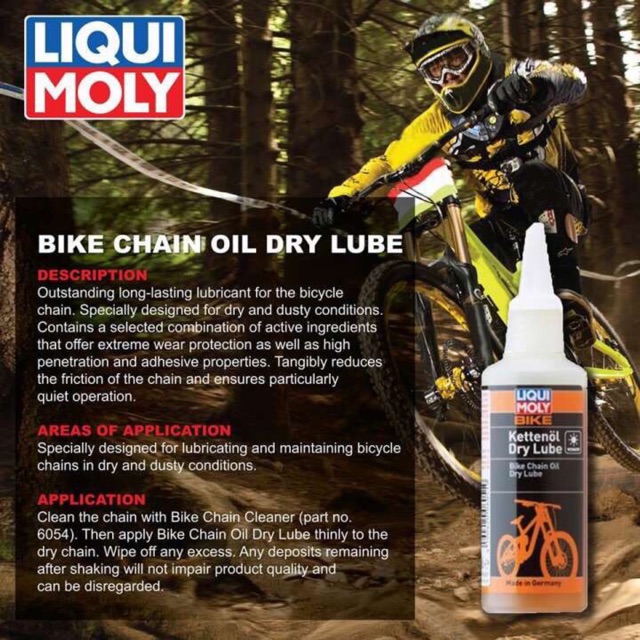 Xe Đạp - Liqui Moly Bike Chain Oil Dry Lube 6051 Dưỡng Sên Xe Đạp Trời Khô Tránh Bám Bụi Made in Germany