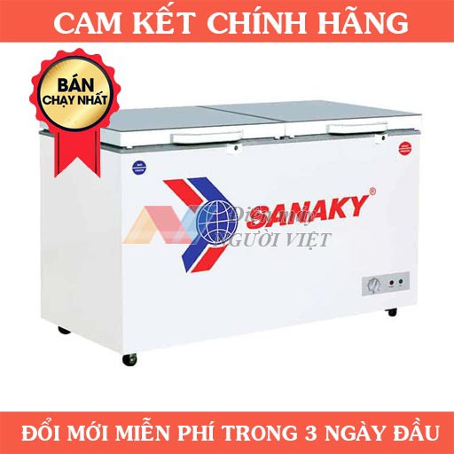 [Mã 229ELSALE hoàn 7% đơn 300K] Tủ đông Sanaky VH-2899A2K 1 ngăn đông 235l