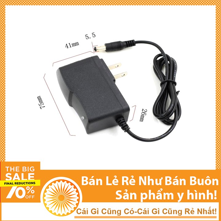 Nguồn Adapter 3V 1A Jack DC 5.5x2.1mm