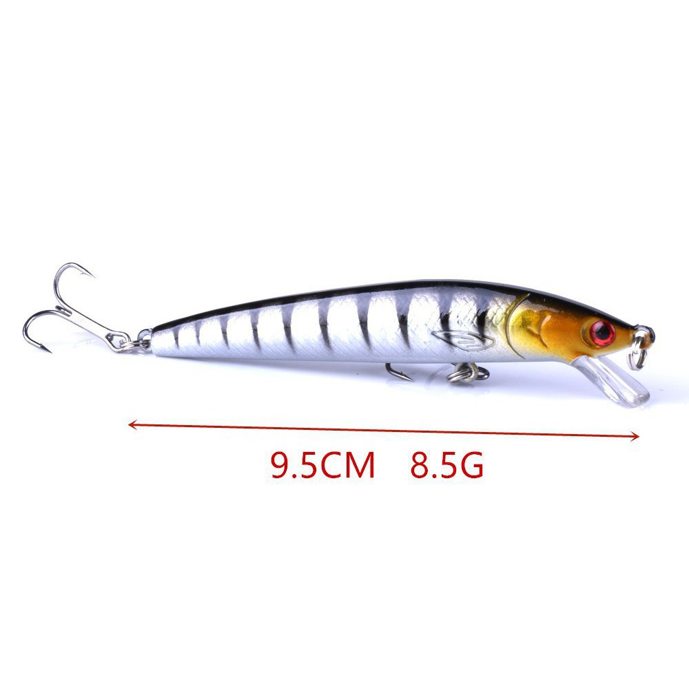 [SALE]  Mồi Câu Minnow lure dài 9cm nặng 8,5gr, chuyên cá chẽm , cá mú, cá ngão , cá biển