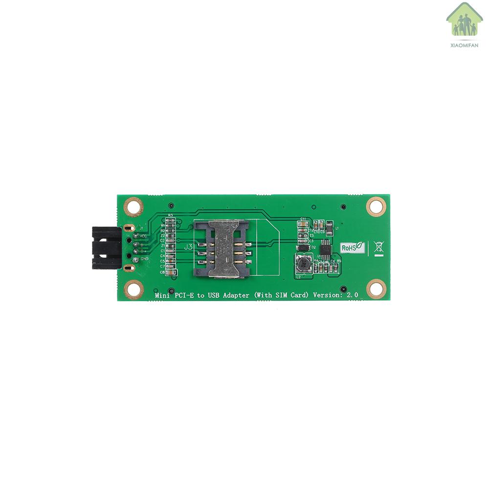 NA Mini PCIe WWAN to USB Adapter Card With SIM Slot WWAN/3G/LTE Module Tester Converter Wireless Wide Area Network Card