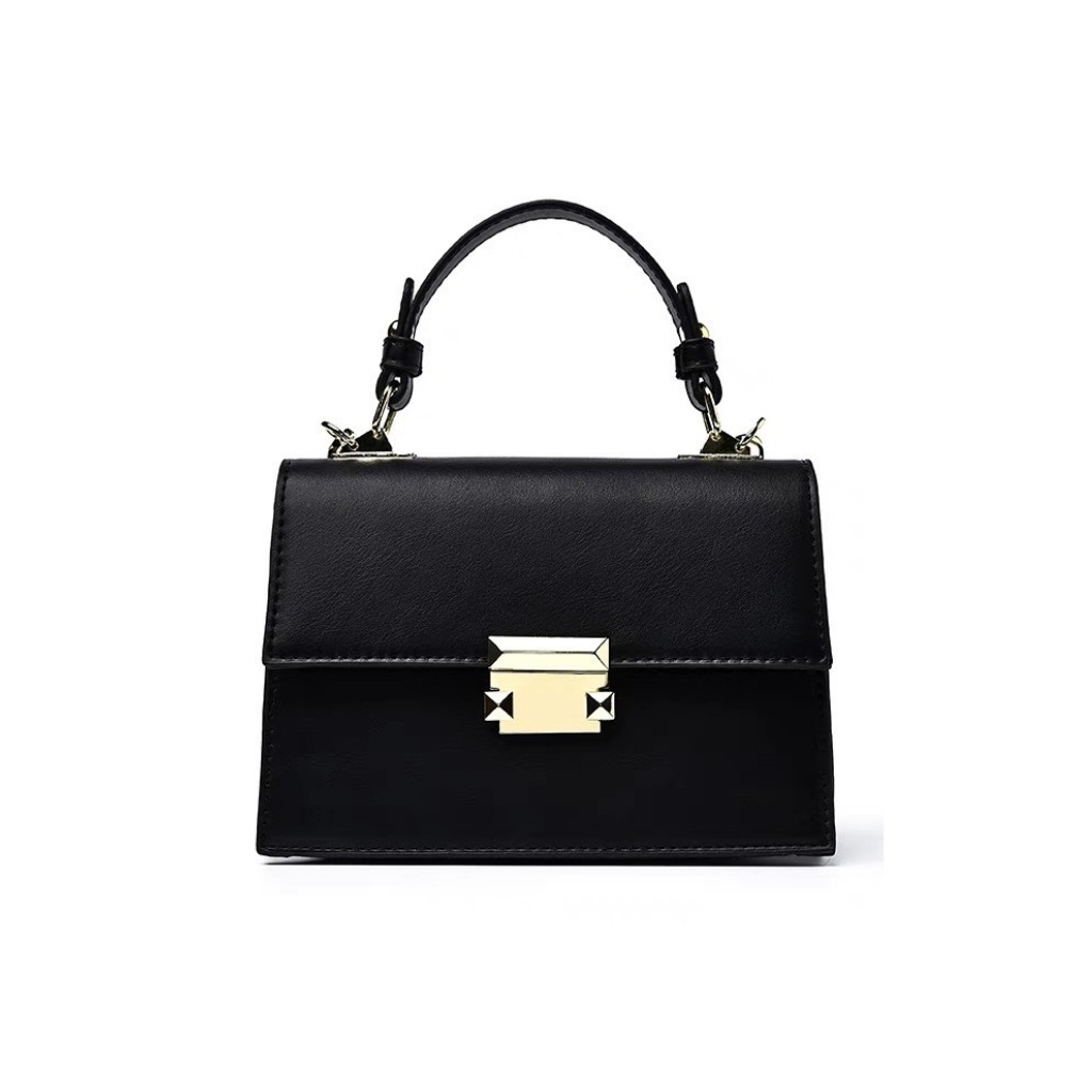 Túi xách, túi xách nữ công sở da mịn khoá gài size 20 - TXN026