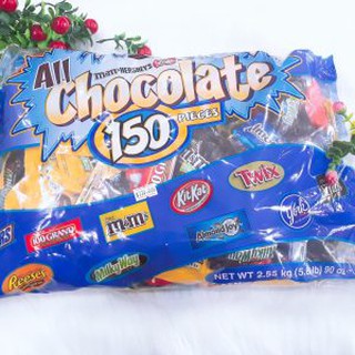 Date 6/2019}-Kẹo All Chocola 2,5kg Của Mỹ- Tổng Hợp Các Loại Chocola Nổi Tiếng