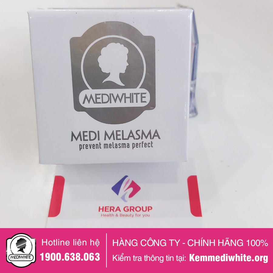 Kem Nám Medi White Chính Hãng - Medi Melasma - Kem Mờ Thâm Nám Tàn Nhang Trắng Da Medi White - Hàng Công Ty