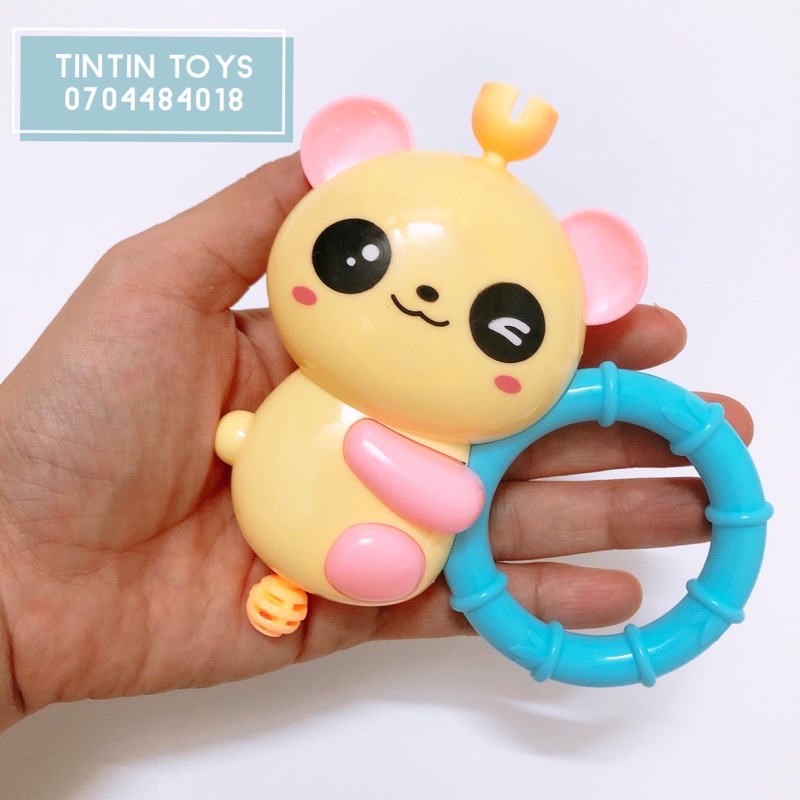 Trọn bộ đồ chơi lục lạc 5 món nhiều màu sắc đẹp mắt, âm thanh vui nhộn