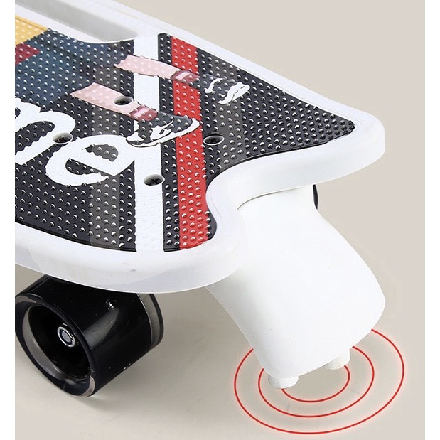 Ván trượt trẻ em đa năng 2in1 cao cấp, ván trượt thể thao kết hợp xe scooter chịu lực 80Kg chắc khoẻ
