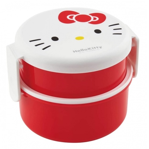 [Skater] Hộp Cơm Trưa Tròn 2 Tầng (Với Nĩa Nhỏ) /BENTO Totoro,H Hellokitty, Minion,Alien Disney Toy Story