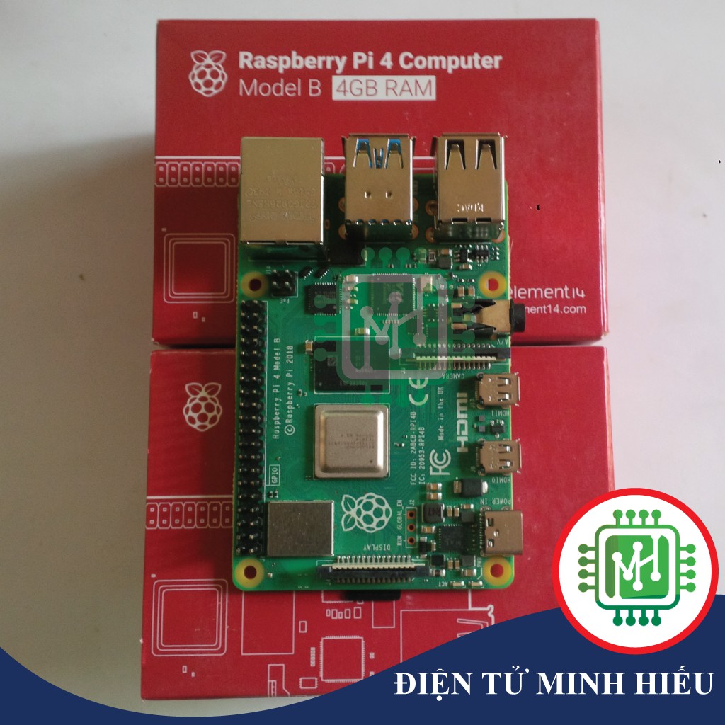 Combo Raspberry Pi 4 (4B) 2019 - Bản RAM 4GB