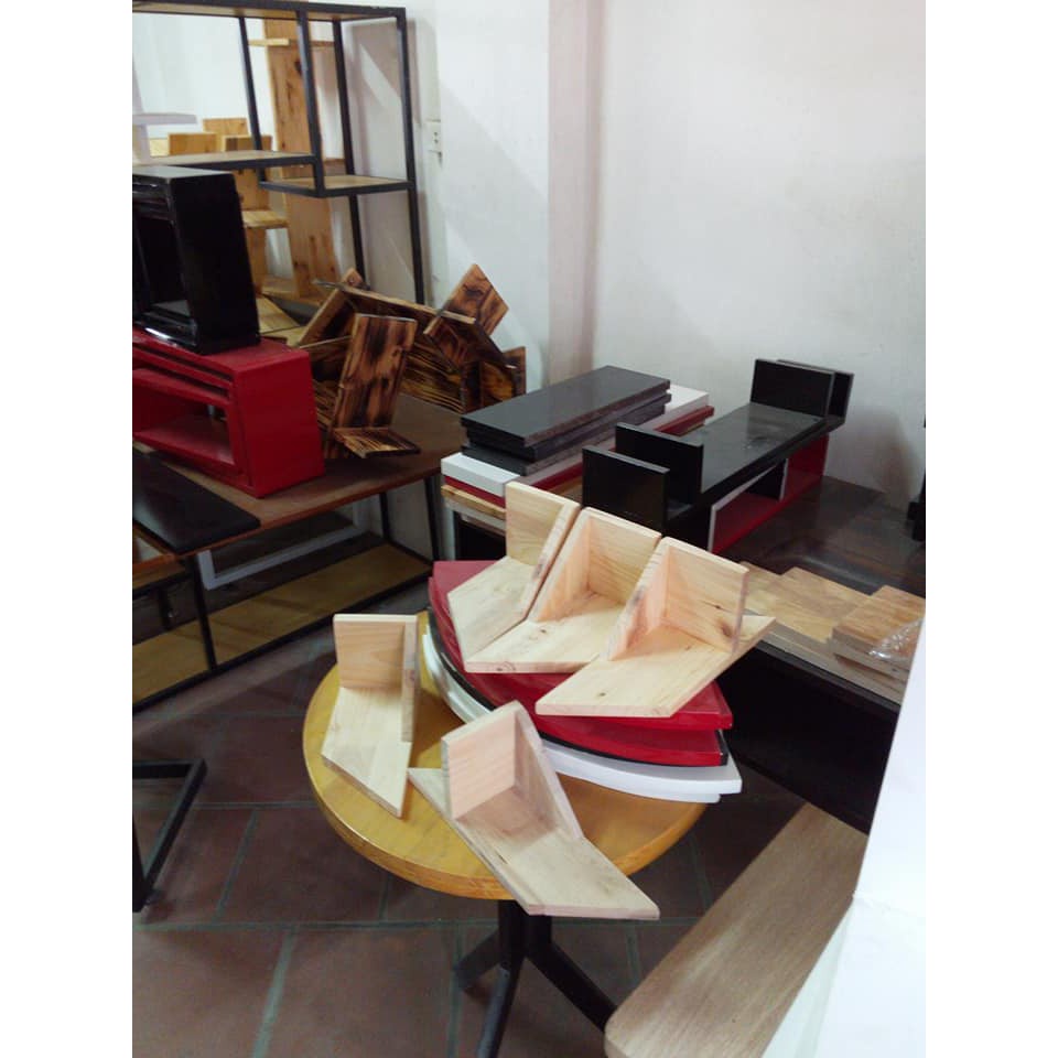 Kệ gỗ treo tường để cây cảnh| Kệ handmade decor trang trí HPKTT 09 0877226655[