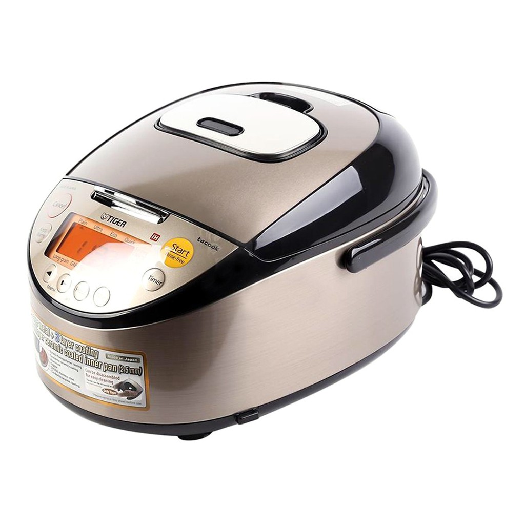 Nồi cơm điện tử cao tần Tiger JKT-S10W 1L. Hàng chính hãng