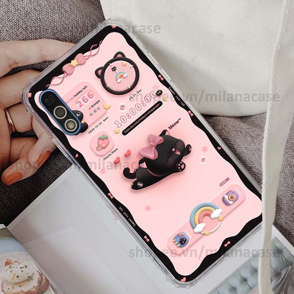 Ốp Vsmart Bee / Bee 3 hình đồng hồ icon gấu mèo cute cực dễ thương ngộ nghĩnh