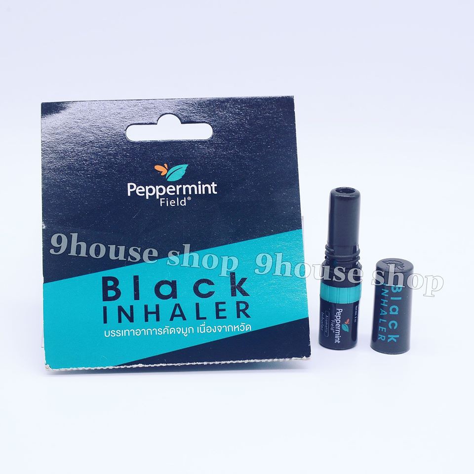 Ống hít ĐEN 2 Đầu Black Inhaler Peppermint Thái Lan