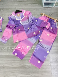 Bộ pizama lụa