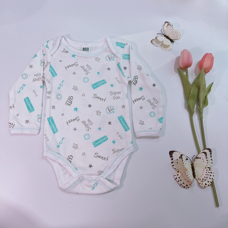 Body chip bé trai,bé gái,bodysuit vải cottong mềm co dãn 4 chiều