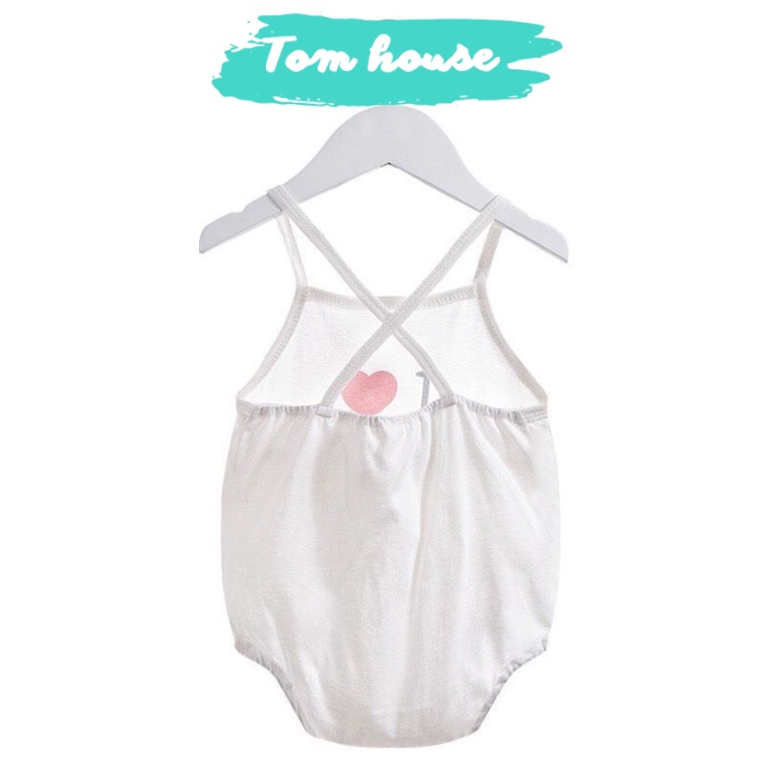Body Áo Liền Quần Bodysuit 2 Dây Mùa Hè Cho Bé 03BDS2D