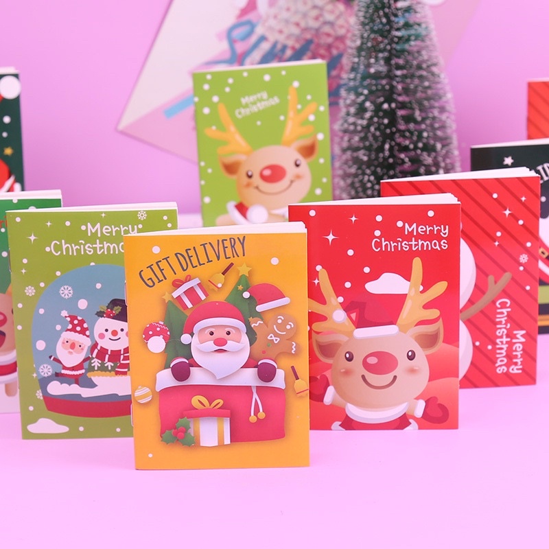 Sổ tay mini mùa giáng sinh noel 2021