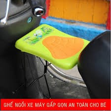 GHẾ XE MÁY AN TOÀN GẤP GỌN CHO TRẺ
